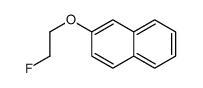 2-(2-fluoroethoxy)naphthalene Structure