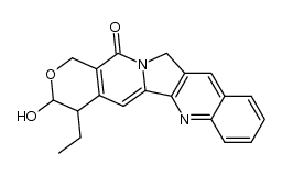 4-ethyl-3-hydroxy-3,4-dihydro-1H-pyrano[3',4':6,7]indolizino[1,2-b]quinolin-14(12H)-one结构式