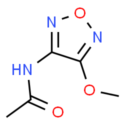 Acetamide, N-(4-methoxy-1,2,5-oxadiazol-3-yl)- (9CI)结构式