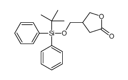 4-[[tert-butyl(diphenyl)silyl]oxymethyl]oxolan-2-one Structure