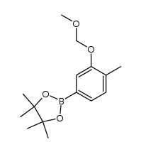 2-[3-(methoxymethoxy)-4-methylphenyl]-4,4,5,5-tetramethyl-1,3,2-dioxaborolane Structure