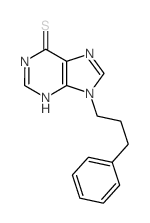 9-(3-phenylpropyl)-3H-purine-6-thione Structure