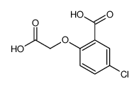 2-(carboxymethoxy)-5-chlorobenzoic acid Structure