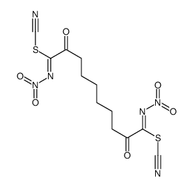 dicyano (1Z,10Z)-N,N'-dinitro-2,9-dioxodecanediimidothioate Structure