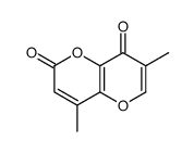 3,8-dimethylpyrano[3,2-b]pyran-4,6-dione结构式