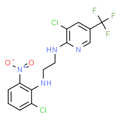 N-[2-(2-CHLORO-6-NITROANILINO)ETHYL]-N-[3-CHLORO-5-(TRIFLUOROMETHYL)-2-PYRIDINYL]AMINE Structure