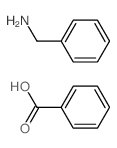benzoic acid; phenylmethanamine Structure