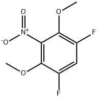 Benzene, 1,5-difluoro-2,4-dimethoxy-3-nitro- Structure