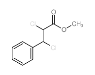 methyl 2,3-dichloro-3-phenyl-propanoate结构式