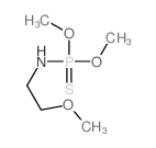 N-dimethoxyphosphinothioyl-2-methoxy-ethanamine Structure