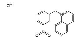 1-[(3-nitrophenyl)methyl]quinolinium chloride结构式