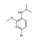 6-bromo-2-methoxy-N-propan-2-ylpyridin-3-amine Structure