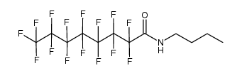 N-butyl-2,2,3,3,4,4,5,5,6,6,7,7,8,8,8-pentadecafluorooctanamide Structure