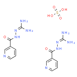 N-(diaminomethylideneamino)pyridine-3-carboxamide, sulfuric acid Structure