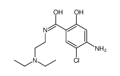 4-amino-5-chloro-N-[2-(diethylamino)ethyl]-2-hydroxybenzamide Structure