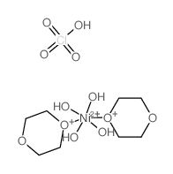 1,4-dioxan-1-ium,nickel(2+),perchloric acid,tetrahydrate Structure