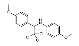 4-methoxy-N-[2,2,2-trichloro-1-(4-methoxyphenyl)ethyl]aniline Structure