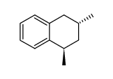 trans-1,3-dimethyl-1,2,3,4-tetrahydronaphthalene结构式