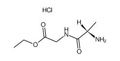 L-alanine glycine ethyl ester hydrochloride结构式