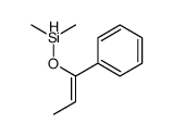 dimethyl(1-phenylprop-1-enoxy)silane结构式