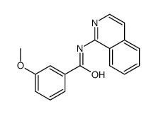 N-isoquinolin-1-yl-3-methoxybenzamide Structure