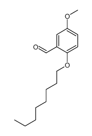 5-methoxy-2-octoxybenzaldehyde Structure