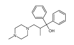 2-methyl-3-(4-methylpiperazin-1-yl)-1,1-diphenylpropan-1-ol Structure