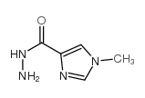 (9ci)-1-甲基-1H-咪唑-4-羧酸肼结构式
