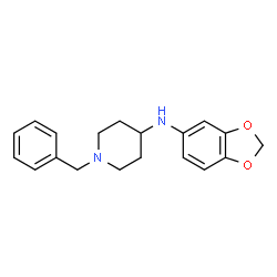 N-(benzo[d][1,3]dioxol-5-yl)-1-benzylpiperidin-4-aMine Structure