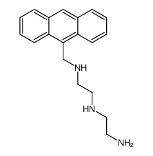 N'-[2-(anthracen-9-ylmethylamino)ethyl]ethane-1,2-diamine结构式