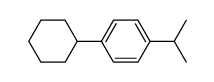 1-cyclohexyl-4-isopropylbenzene Structure
