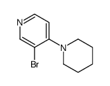 3-bromo-4-piperidin-1-ylpyridine结构式