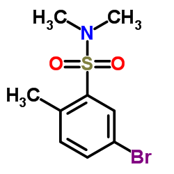 5-Bromo-N,N,2-trimethylbenzenesulfonamide structure