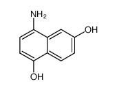 4-amino-naphthalene-1,6-diol结构式