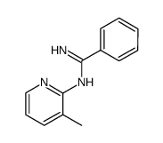 N-(3-methylpyridin-2-yl)benzimidamide结构式