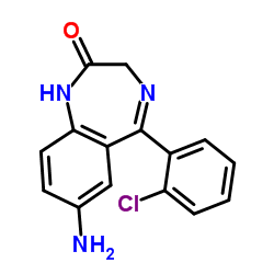 7-氨基氯硝西泮结构式