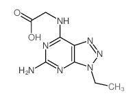 2-[(3-amino-9-ethyl-2,4,7,8,9-pentazabicyclo[4.3.0]nona-1,3,5,7-tetraen-5-yl)amino]acetic acid picture