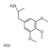 (2R)-1-(3,4,5-trimethoxyphenyl)propan-2-amine,hydrochloride Structure