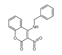 4-(benzylamino)-3-nitrochromen-2-one Structure