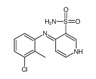 4-(3-chloro-2-methylanilino)pyridine-3-sulfonamide Structure