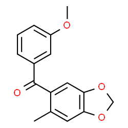 3-Methoxyphenyl(6-methyl-1,3-benzodioxol-5-yl) ketone picture