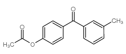 4-ACETOXY-3'-METHYLBENZOPHENONE结构式