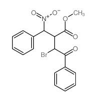 Benzenebutanoic acid, b-bromo-a-(nitrophenylmethyl)-g-oxo-, methyl ester picture