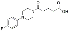 5-[4-(4-fluorophenyl)piperazin-1-yl]-5-oxopentanoic acid Structure