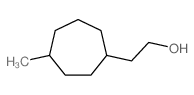 Cycloheptaneethanol,4-methyl- structure