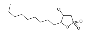 4-chloro-5-nonyloxathiolane 2,2-dioxide结构式