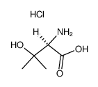 (R)-(-)-β-Hydroxyvaline hydrochloride结构式