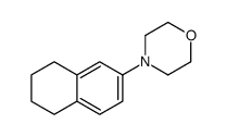 4-(5,6,7,8-tetrahydronaphthalen-2-yl)morpholine结构式