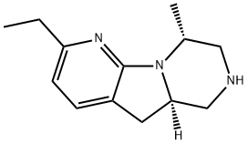 Pyrido[3,2:4,5]pyrrolo[1,2-a]pyrazine, 2-ethyl-5,5a,6,7,8,9-hexahydro-9-methyl-, (5aR,9R)- (9CI)结构式