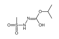 propan-2-yl N-(methanesulfonamido)carbamate结构式